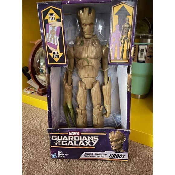 Marvel Guardians of the Galaxy Growing Groot Toy Figure Hasbro 2016 NIB - Picture 1 of 9